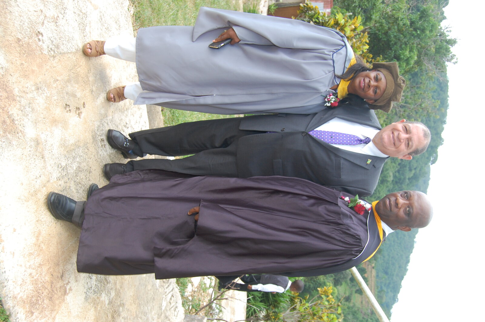 Dr. Sonia Hylton at a graduation ceremony in Jamaica